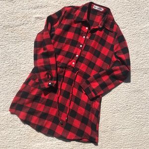Red Plaid Dress